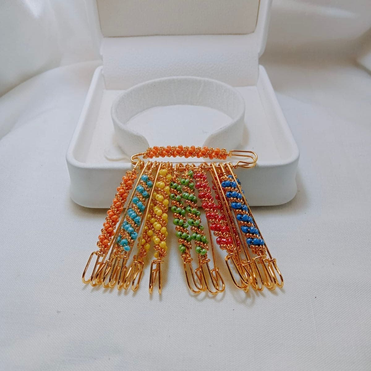Pack Of 12 Multicolor Bead Pin, Decorative Safety Brooch Pins, Muslim Hijab Clip, Simulated Pearl Scarf Clip, Stylish New Hijab Pins, Ethnic Traditional Clip on Fashion Accessory Pack Of 12 Multicolor Bead Pin, Decorative Safety Brooch Pins, Muslim Hijab Clip, Simulated Pearl Scarf Clip, Stylish New Hijab Pins, Ethnic Traditional Clip on Fashion Accessory